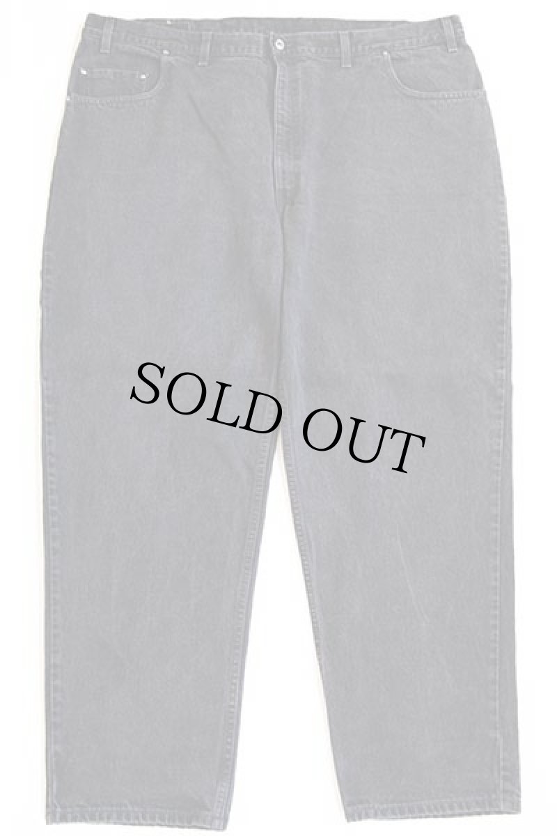 画像2: 00s メキシコ製 Levi'sリーバイス 545 LOOSE FIT ブラック デニムパンツ w48 L32★特大 (2)