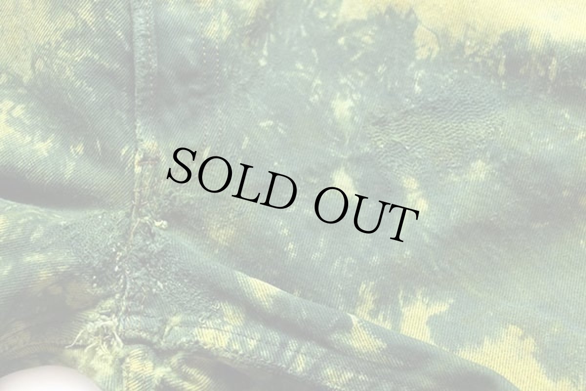 画像9: 80s Levi'sリーバイス 501 タイダイ染め デニムパンツ w33 (9)