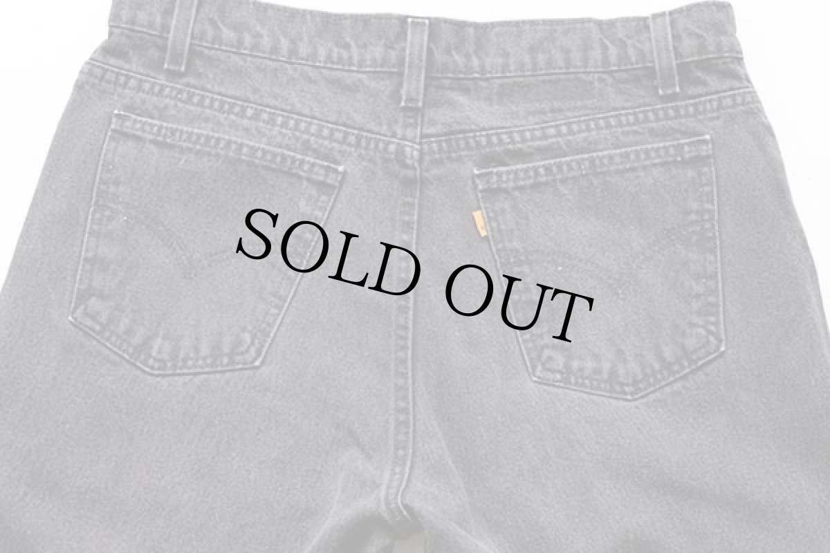 画像5: 90s USA製 Levi'sリーバイス 550 ブラック デニムパンツ w36 L34 (5)