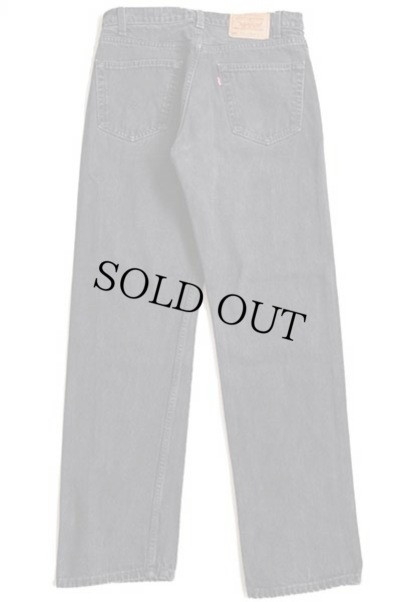 画像3: 90s カナダ製 Levi'sリーバイス 505 ブラック デニムパンツ w34 L32 (3)