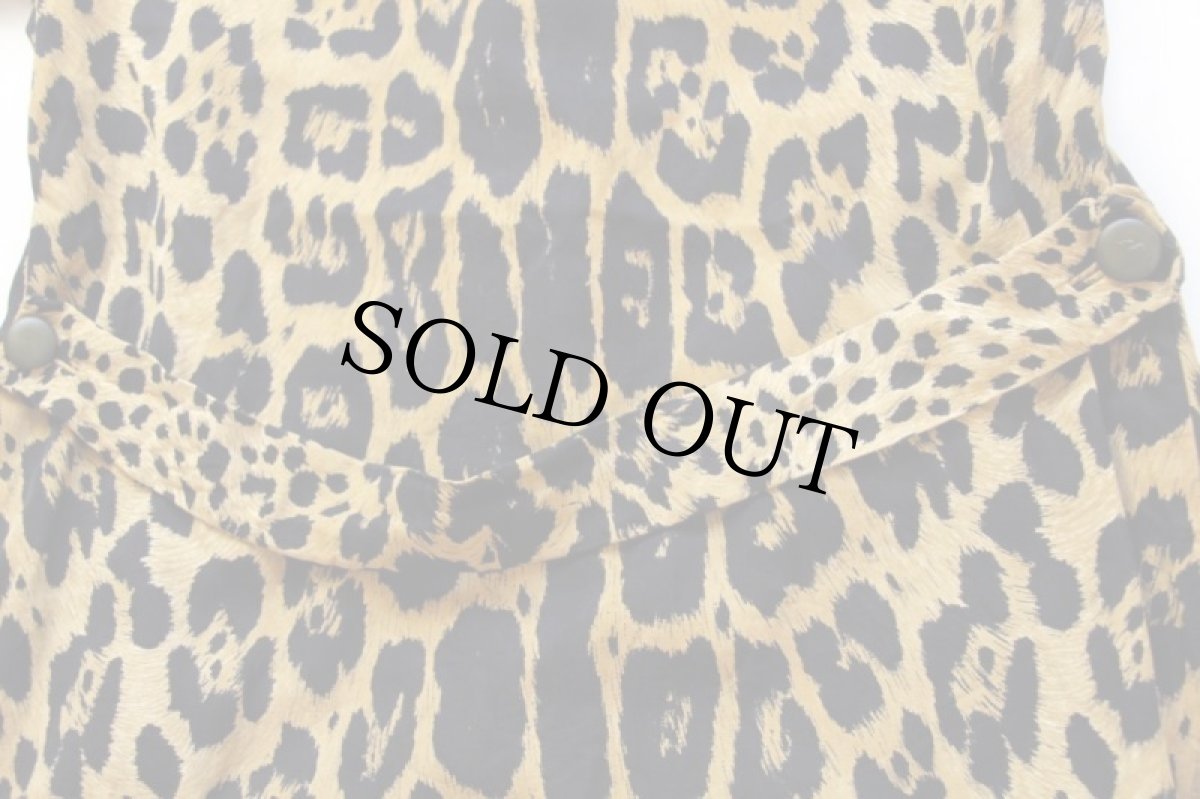 画像8: 50s USA製 Harold Lawrence of London レオパード柄 ステンカラーコート (8)