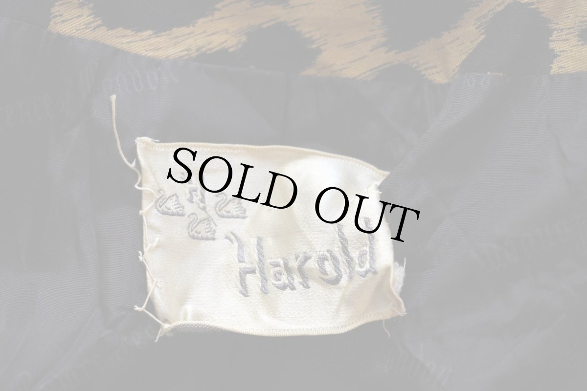 画像6: 50s USA製 Harold Lawrence of London レオパード柄 ステンカラーコート (6)