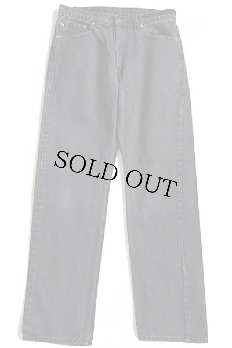 画像2: 90s カナダ製 Levi'sリーバイス 505 ブラック デニムパンツ w34 L32 (2)