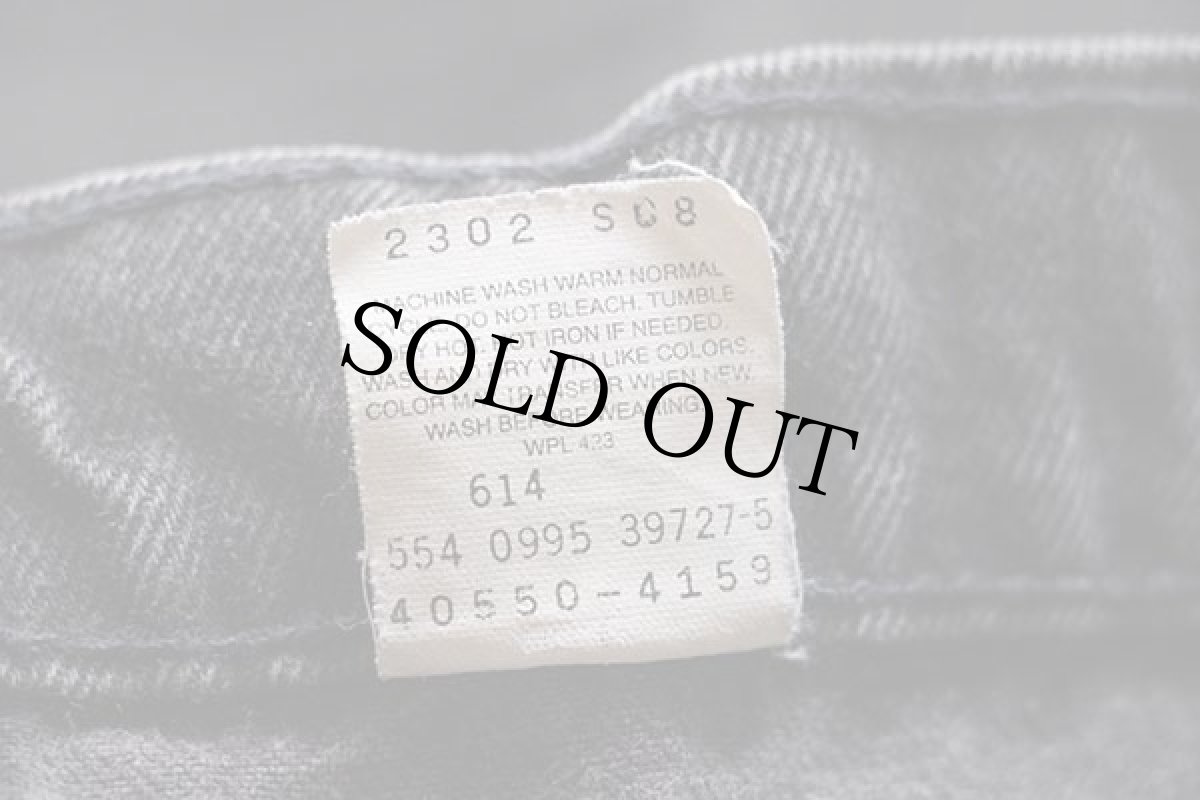 画像7: 90s USA製 Levi'sリーバイス 550 ブラック デニムパンツ w36 L34 (7)