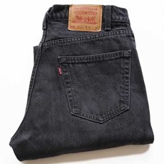 画像1: 90s カナダ製 Levi'sリーバイス 505 ブラック デニムパンツ w34 L32 (1)