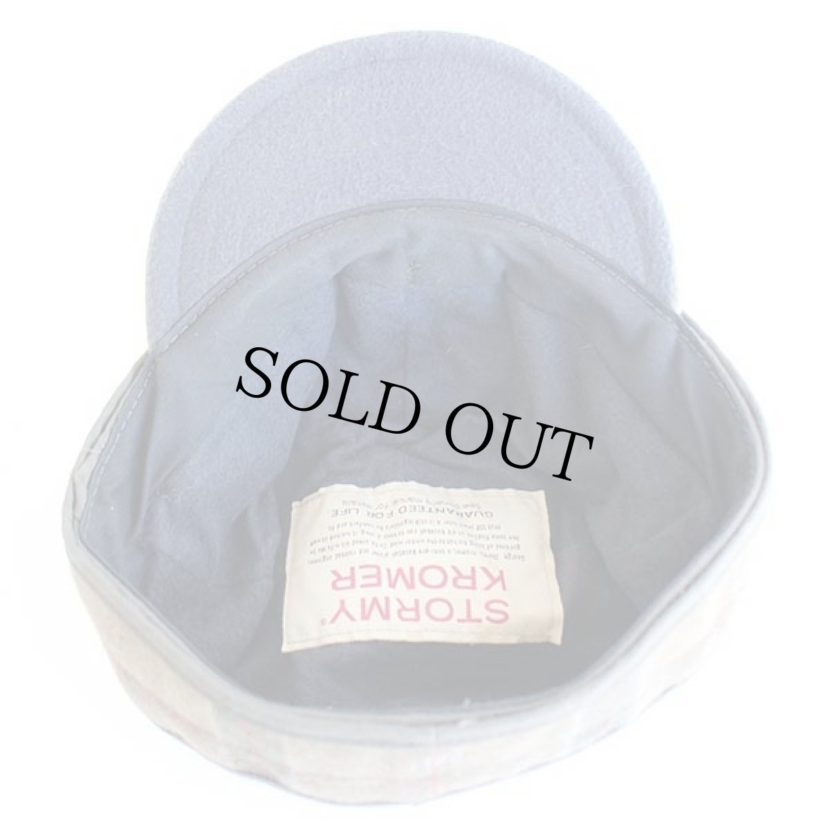 画像4: USA製 STORMY KROMER 耳当て付き タータンチェック ウールキャップ 7 1/4 (4)