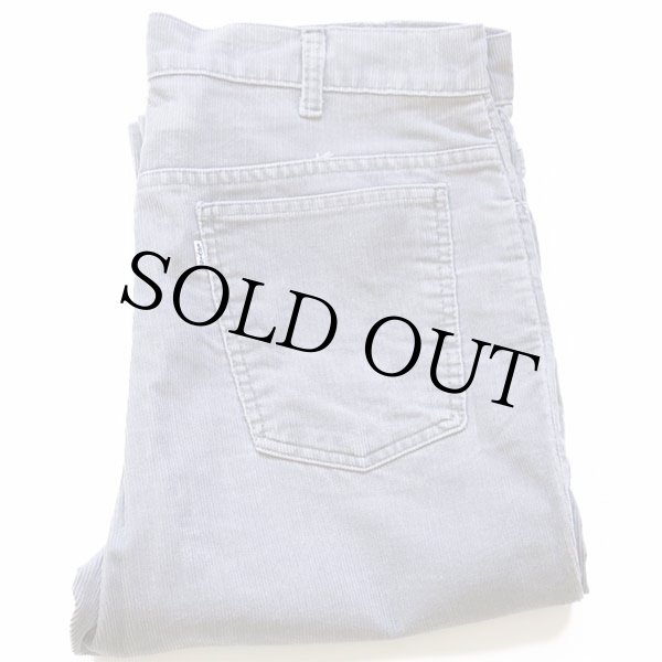 80s USA製 Levi'sリーバイス 519 コーデュロイパンツ グレー w36 L30