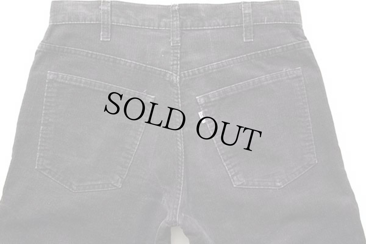 画像5: 80s Levi'sリーバイス 519-1558 コーデュロイパンツ 黒 w31 (5)