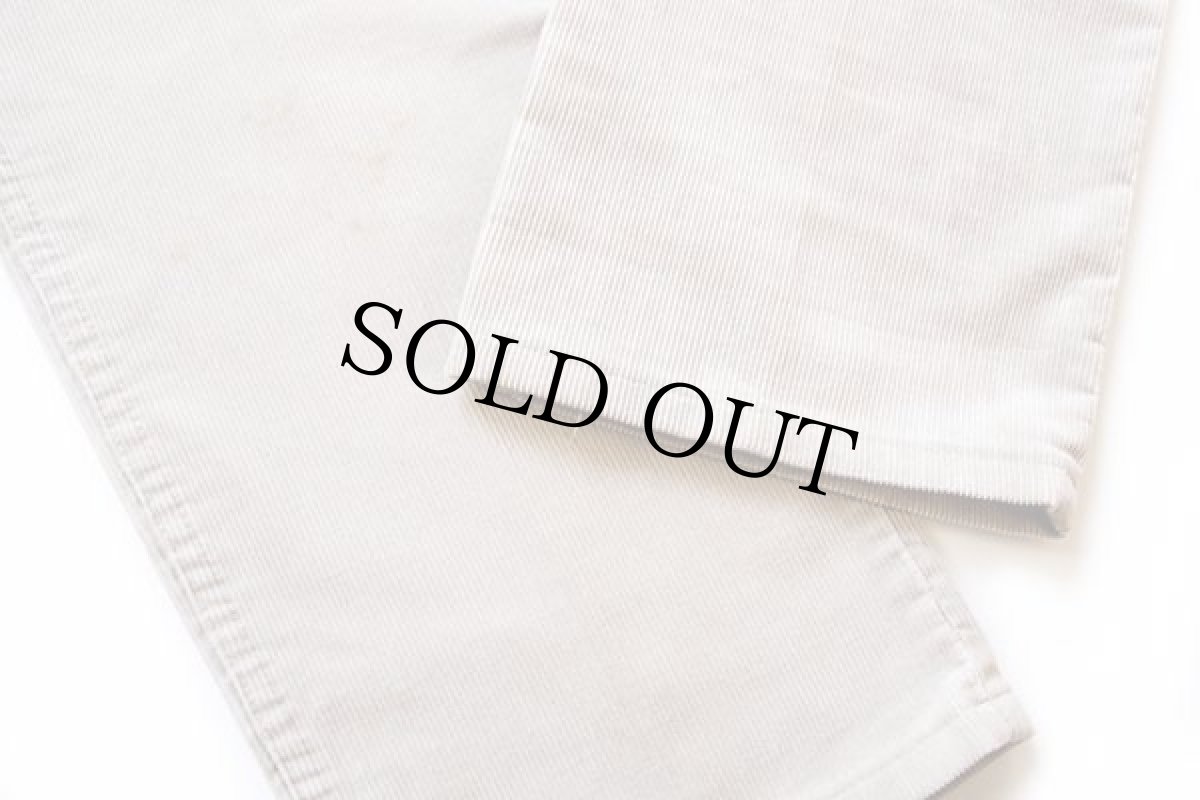 画像9: 80s USA製 Levi'sリーバイス 519 コーデュロイパンツ ライトベージュ w33 L30 (9)