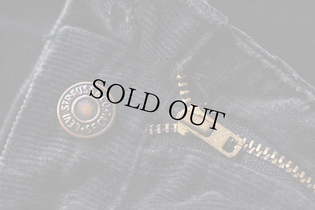 画像7: 80s Levi'sリーバイス 519-1558 コーデュロイパンツ 黒 w31 (7)