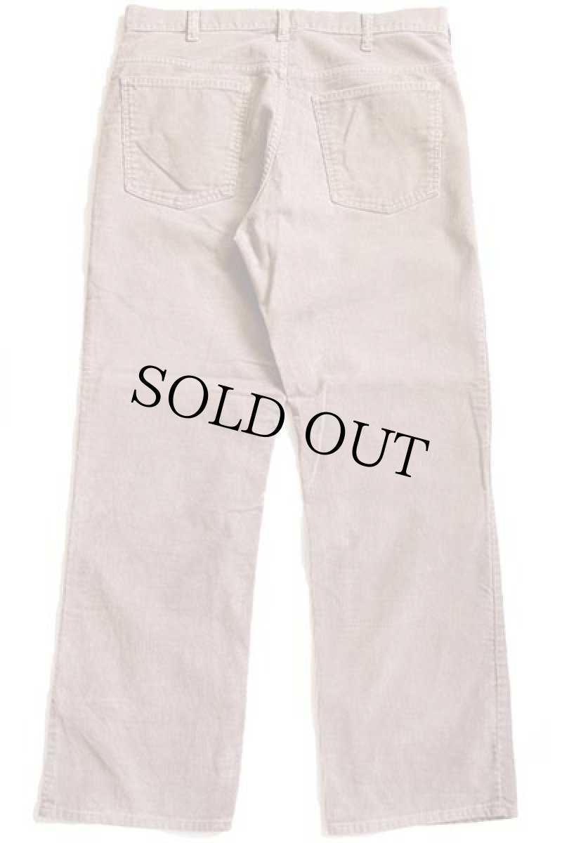 画像3: 80s USA製 JCPenney Plain Pockets コーデュロイパンツ ベージュ w34 L29 (3)