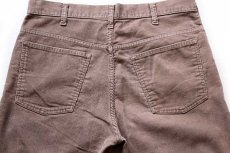 画像5: 80s USA製 JCPenney Plain Pockets コーデュロイパンツ ベージュ w34 L29 (5)