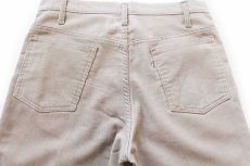 画像5: 80s USA製 Levi'sリーバイス 519 コーデュロイパンツ ライトベージュ w33 L30 (5)