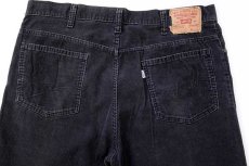 画像5: 80s USA製 Levi'sリーバイス 517-1558 コーデュロイパンツ 炭黒 w38★ブーツカット (5)