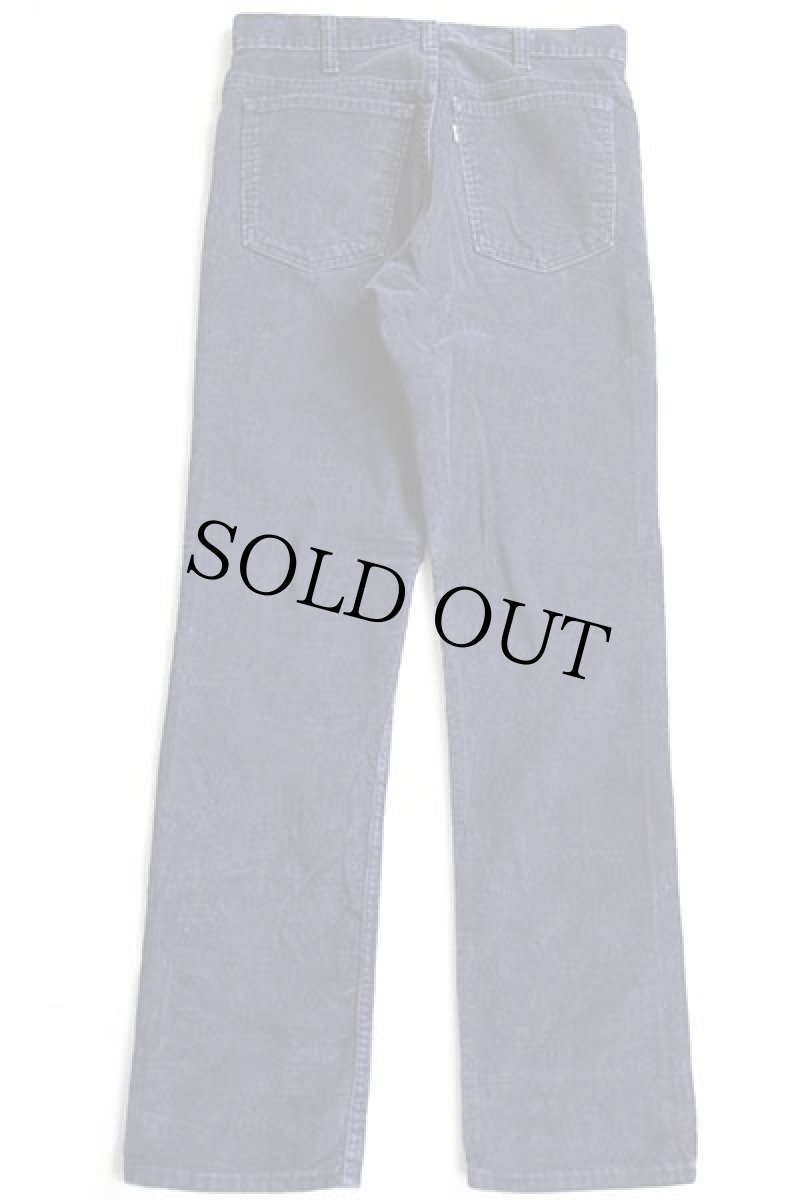 画像3: 80s Levi'sリーバイス 519 コーデュロイパンツ 紺 w31 L32 (3)