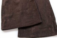 画像8: 70s USA製 Levi'sリーバイス 646 コーデュロイパンツ 焦げ茶 w38★ベルボトム (8)