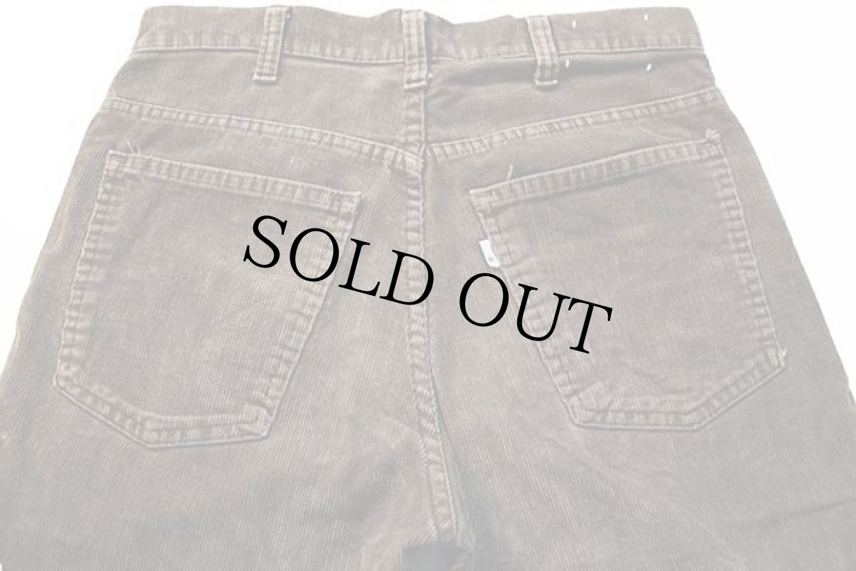 画像5: 80s Levi'sリーバイス 519 コーデュロイパンツ 茶 w31 L31 (5)
