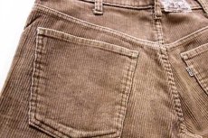 画像8: 80s Levi'sリーバイス 41505 太畝 コーデュロイパンツ ベージュ w33 (8)