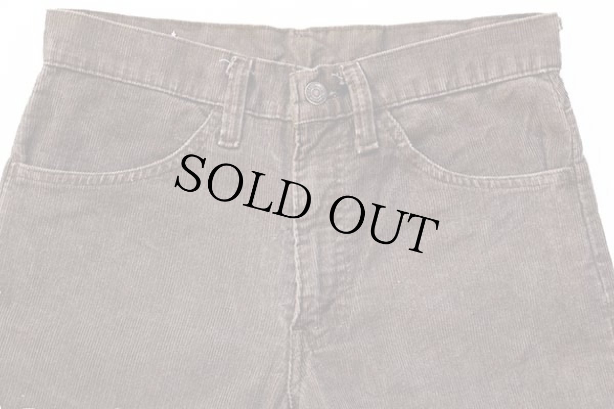 画像4: 80s Levi'sリーバイス 519 コーデュロイパンツ 茶 w29 L31 (4)
