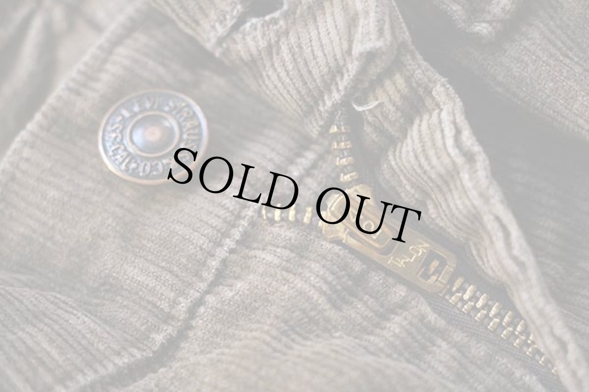 画像7: 80s Levi'sリーバイス 519 コーデュロイパンツ 茶 w31 L31 (7)