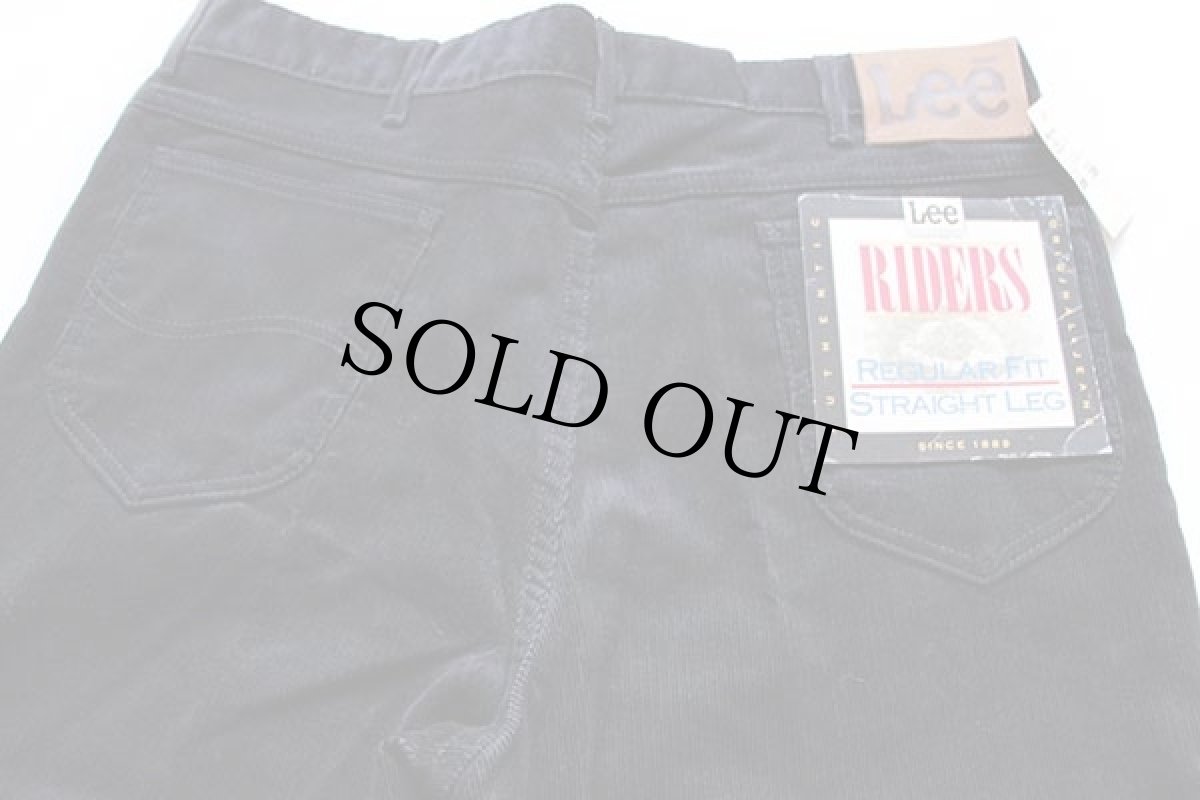 画像5: デッドストック★90s USA製 Leeリー 200 コーデュロイパンツ 黒 w38 (5)