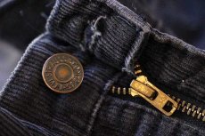 画像8: 80s USA製 Levi'sリーバイス 517-1558 コーデュロイパンツ 炭黒 w38★ブーツカット (8)