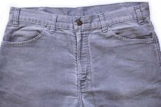 画像4: 80s USA製 Levi'sリーバイス 519 コーデュロイパンツ グレー w36 L30 (4)