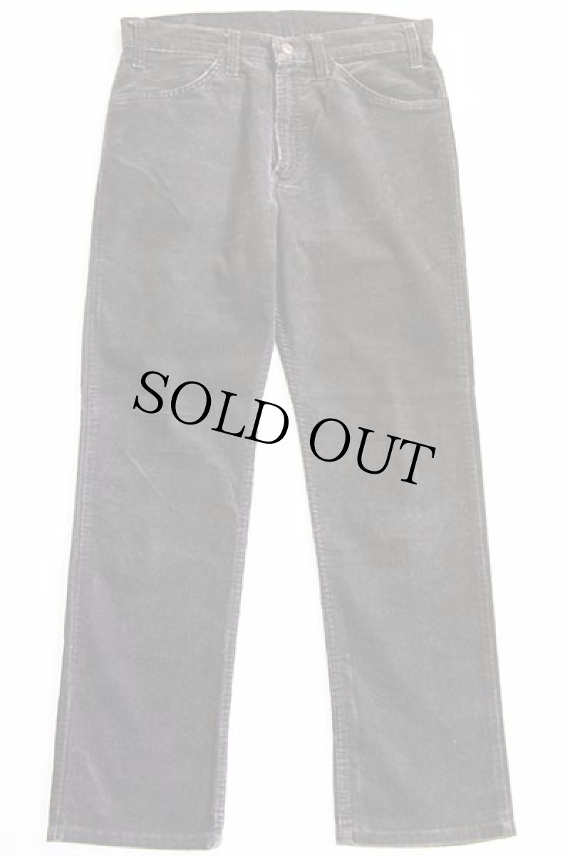 画像2: 80s Levi'sリーバイス 519-1558 コーデュロイパンツ 黒 w31 (2)