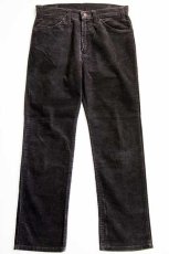 画像2: 80s Levi'sリーバイス 519-1558 コーデュロイパンツ 黒 w31 (2)