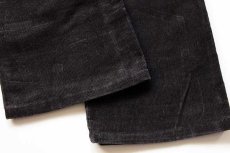 画像8: 80s Levi'sリーバイス 519-1558 コーデュロイパンツ 黒 w31 (8)