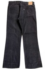 画像3: 80s USA製 Levi'sリーバイス 517-1558 コーデュロイパンツ 炭黒 w38★ブーツカット (3)