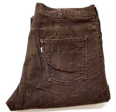 画像1: 70s USA製 Levi'sリーバイス 646 コーデュロイパンツ 焦げ茶 w38★ベルボトム (1)