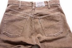 画像5: 80s Levi'sリーバイス 41505 太畝 コーデュロイパンツ ベージュ w33 (5)