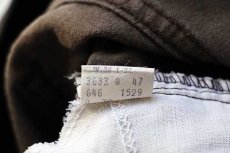 画像6: 70s USA製 Levi'sリーバイス 646 コーデュロイパンツ 焦げ茶 w38★ベルボトム (6)