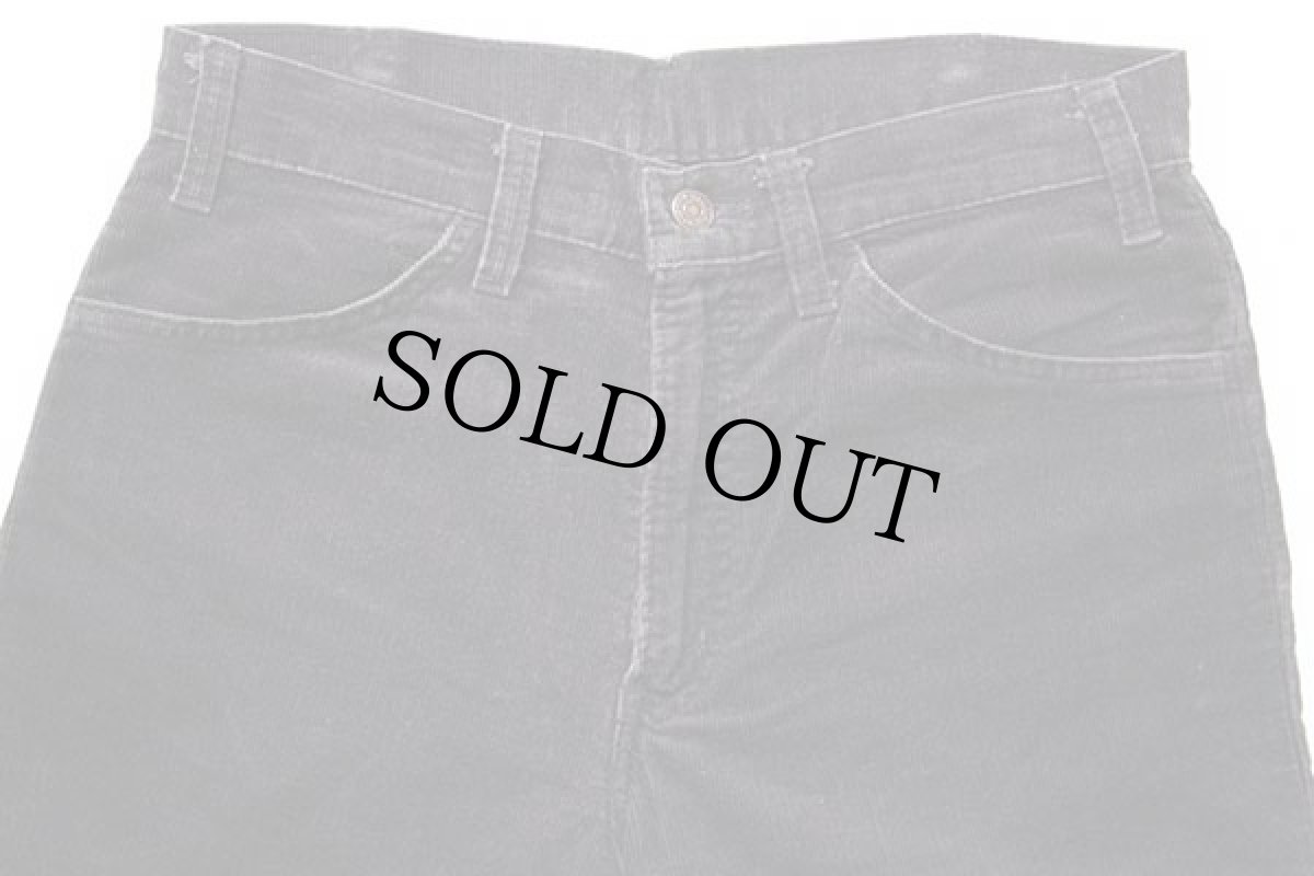 画像4: 80s Levi'sリーバイス 519-1558 コーデュロイパンツ 黒 w31 (4)