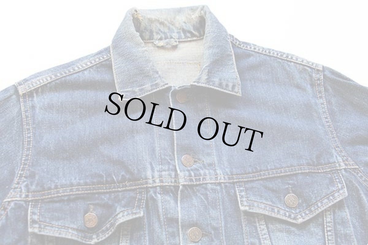 画像3: 70s UNKNOWN インディゴ デニムジャケット (3)
