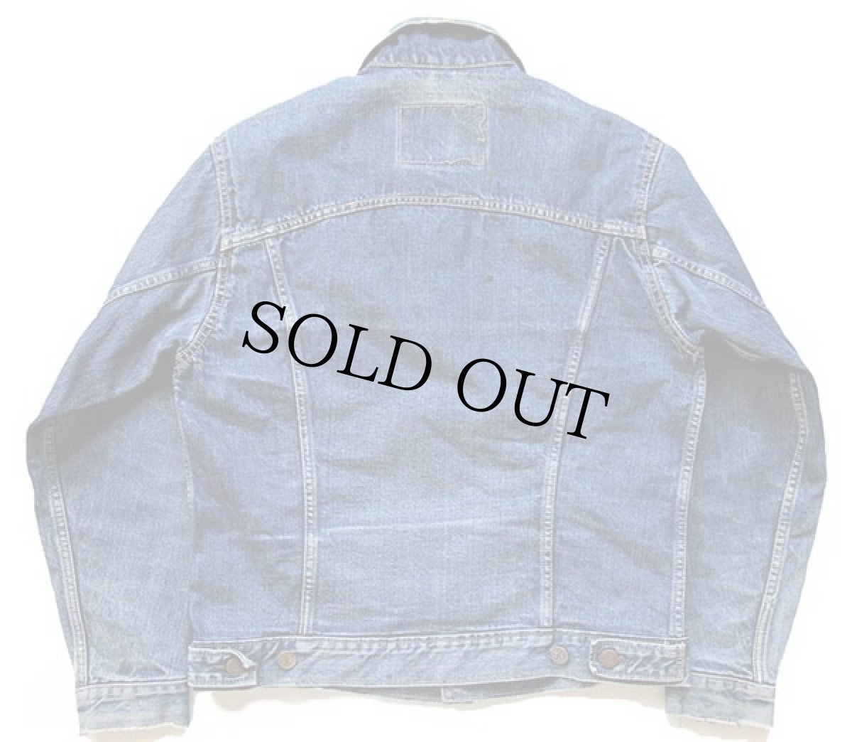 画像2: 70s UNKNOWN インディゴ デニムジャケット (2)