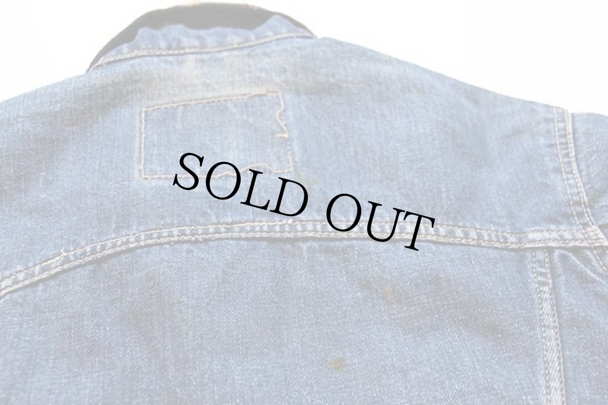 画像4: 70s UNKNOWN インディゴ デニムジャケット (4)