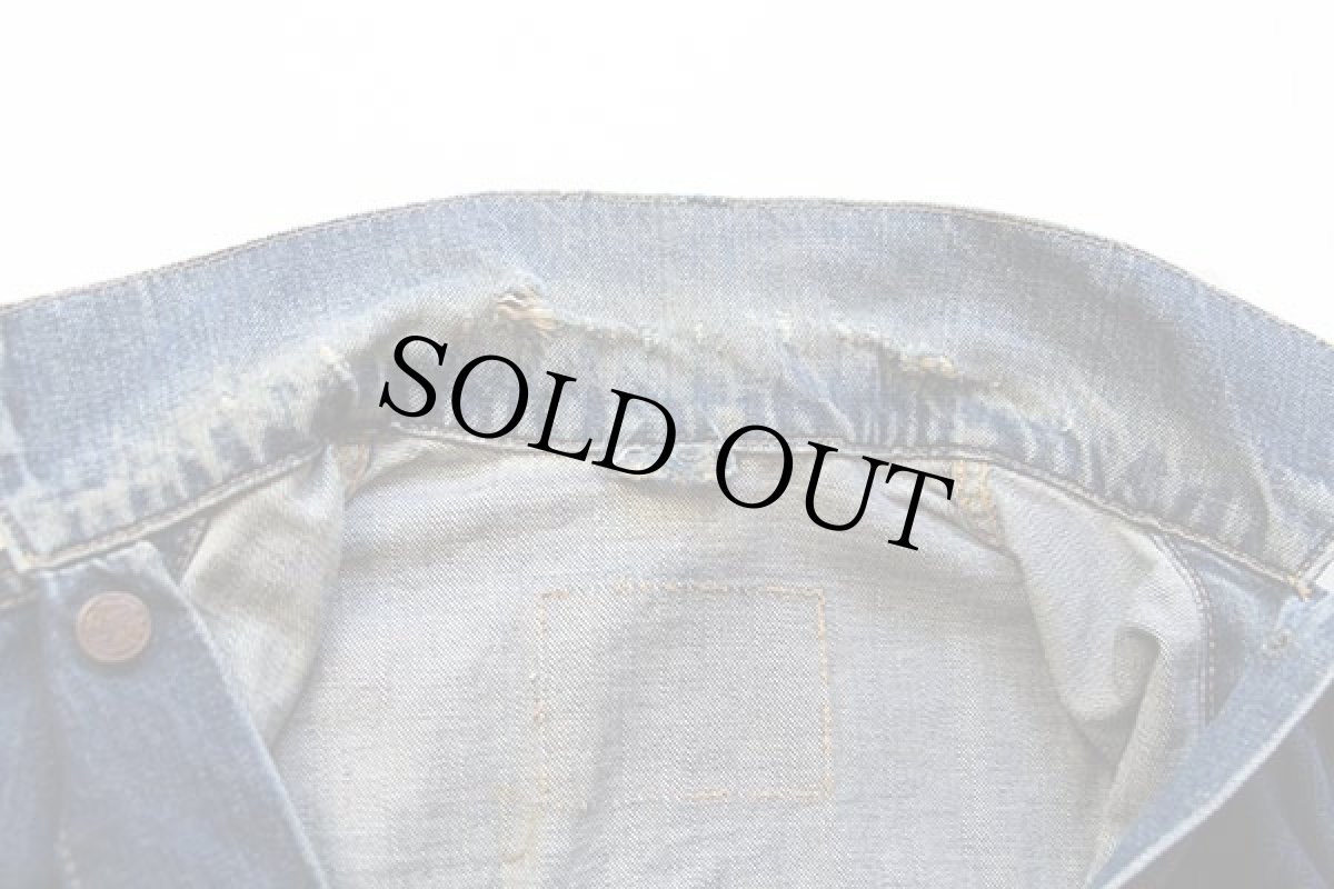 画像6: 70s UNKNOWN インディゴ デニムジャケット (6)