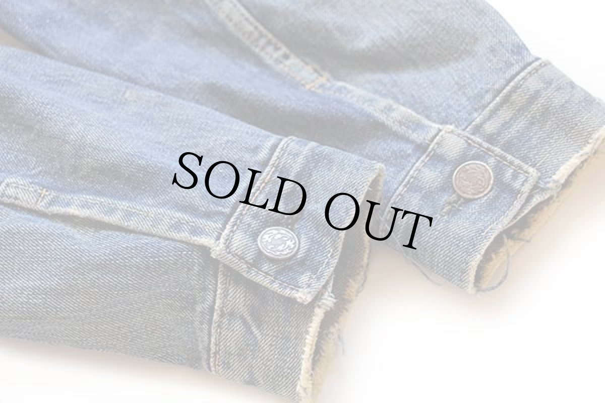 画像8: 70s UNKNOWN インディゴ デニムジャケット (8)