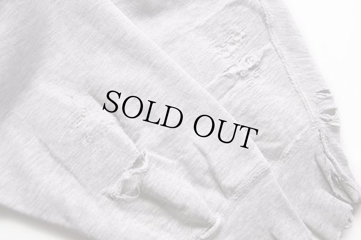 画像7: 80s USA製 Championチャンピオン MACALESTER COLLEGE リバースウィーブ スウェット ボロ 杢グレー L (7)