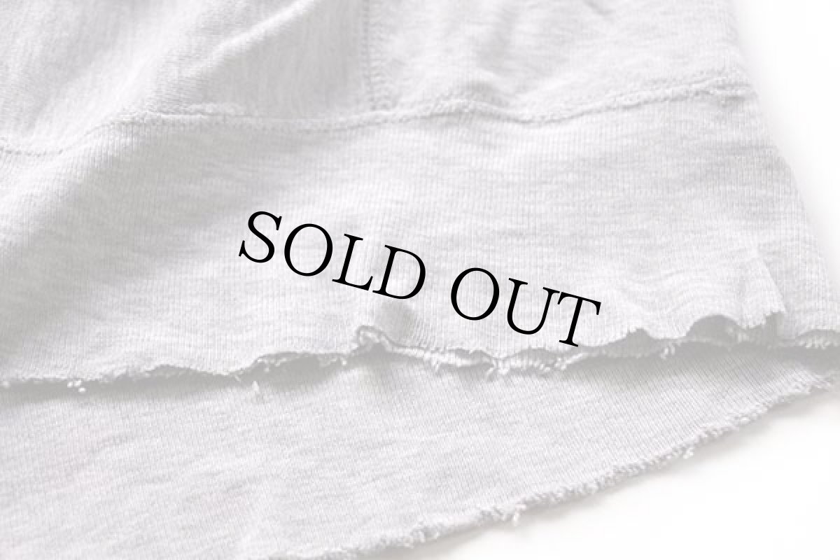 画像6: 80s USA製 Championチャンピオン MACALESTER COLLEGE リバースウィーブ スウェット ボロ 杢グレー L (6)