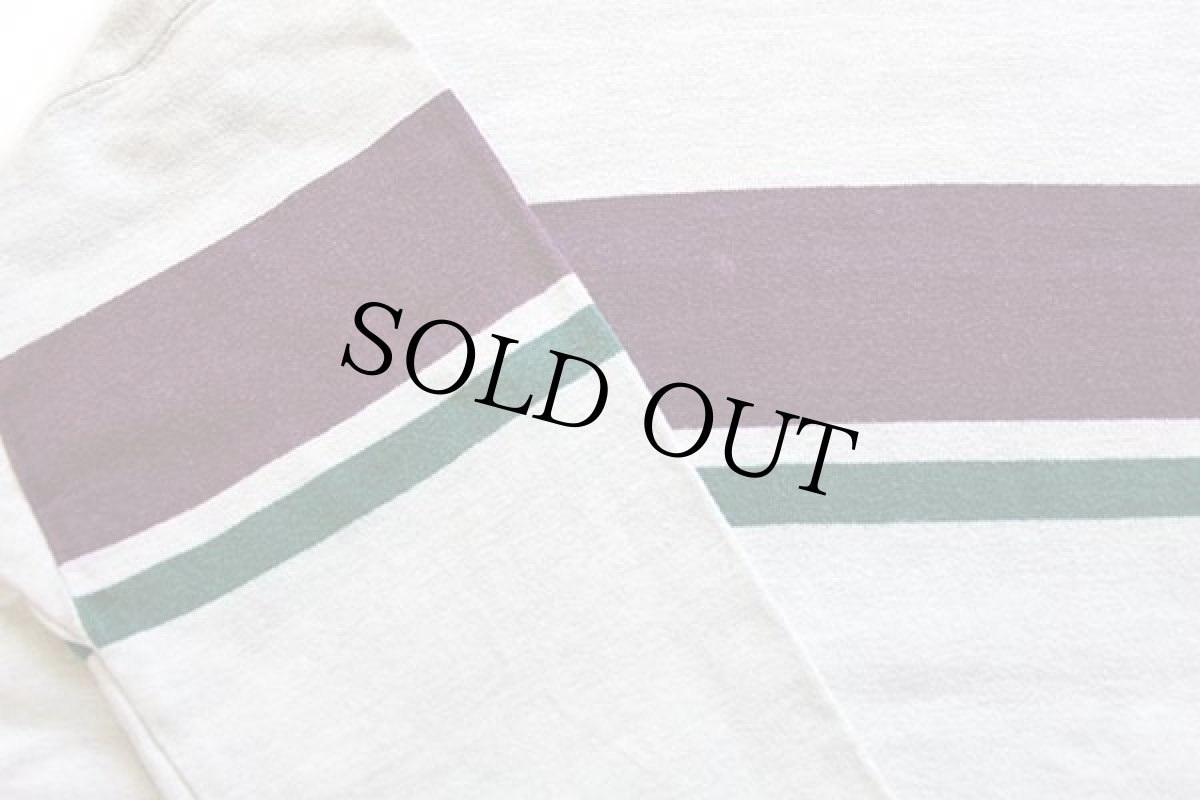 画像5: 80s USA製 L.L.Bean モックネック ヘビー コットン スウェット 杢ライトグレー M (5)