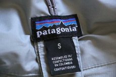 画像4: 00s patagoniaパタゴニア エッセンシェル プルオーバー ナイロンパーカー ライトグレー S★刺繍ロゴ (4)