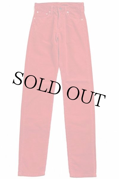 90s Levi'sリーバイス 534 コーデュロイパンツ 赤 w27 L32☆ユーロ