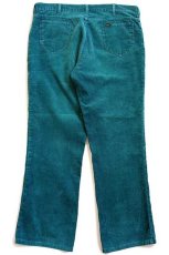 画像3: 80s Leeリー コーデュロイパンツ エメラルドグリーン w40 (3)