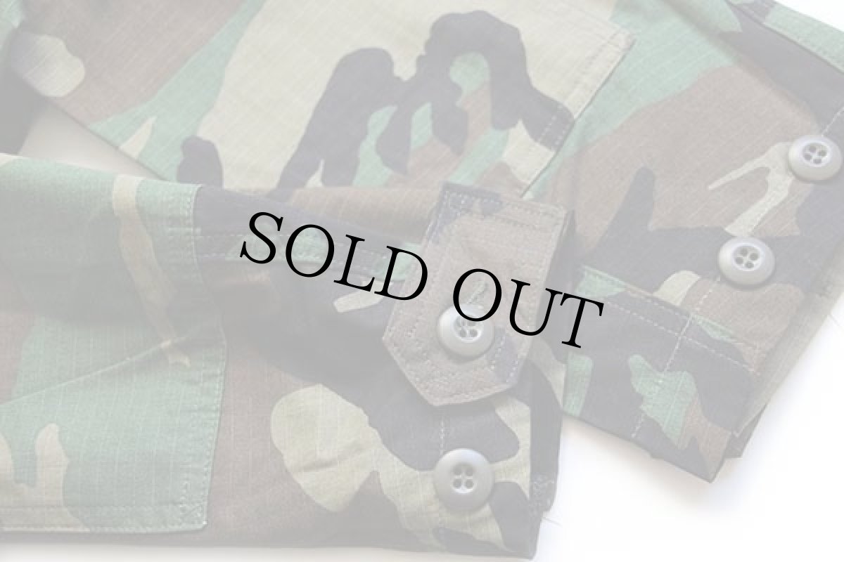 画像5: デッドストック★80s 米軍 U.S.ARMY ウッドランドカモ BDU ジャケット S-XXS (5)