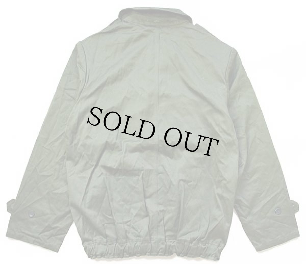 画像2: デッドストック★80s ハンガリー軍 チンスト付き コットンジャケット オリーブグリーン 48 (2)