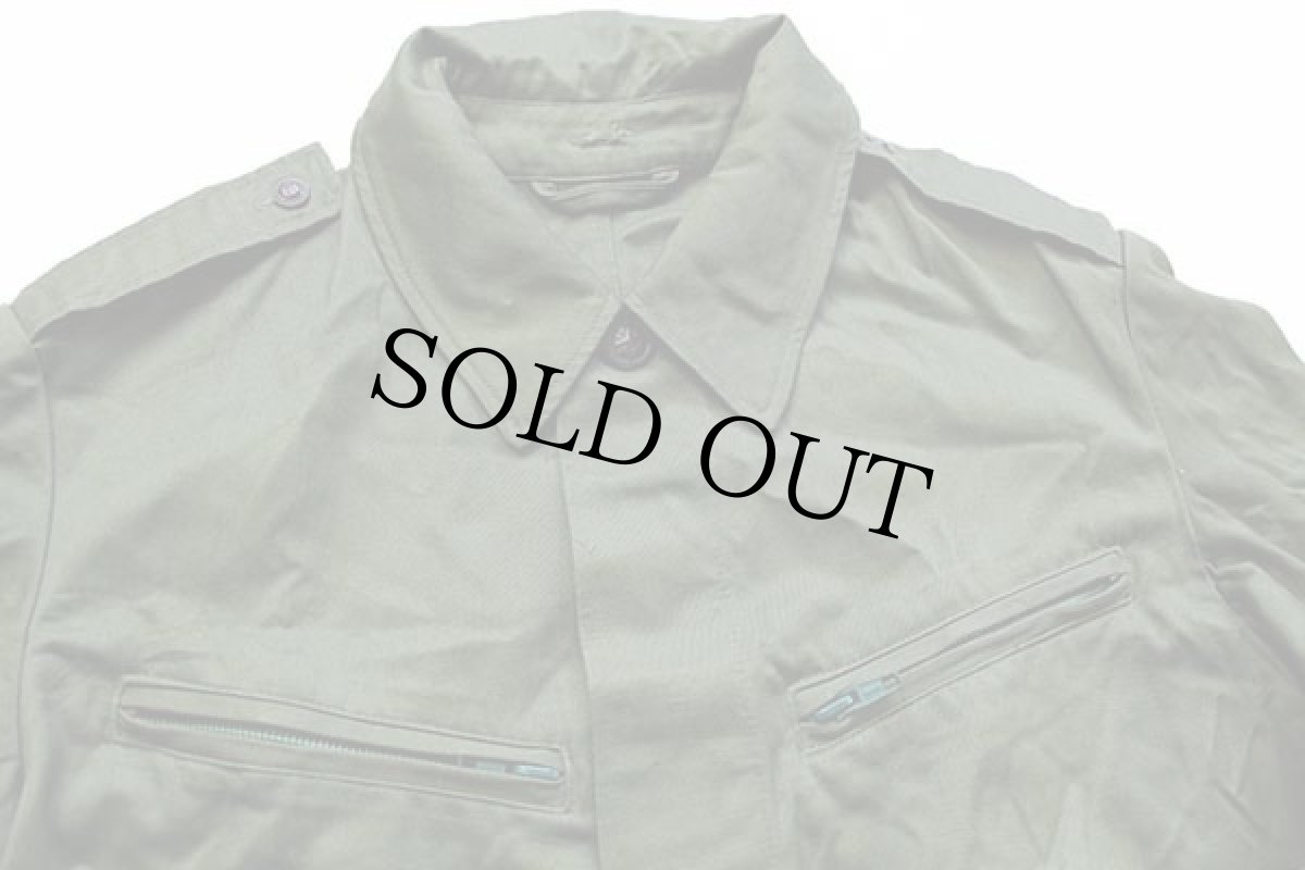 画像3: デッドストック★80s ハンガリー軍 チンスト付き コットンジャケット オリーブグリーン 48 (3)