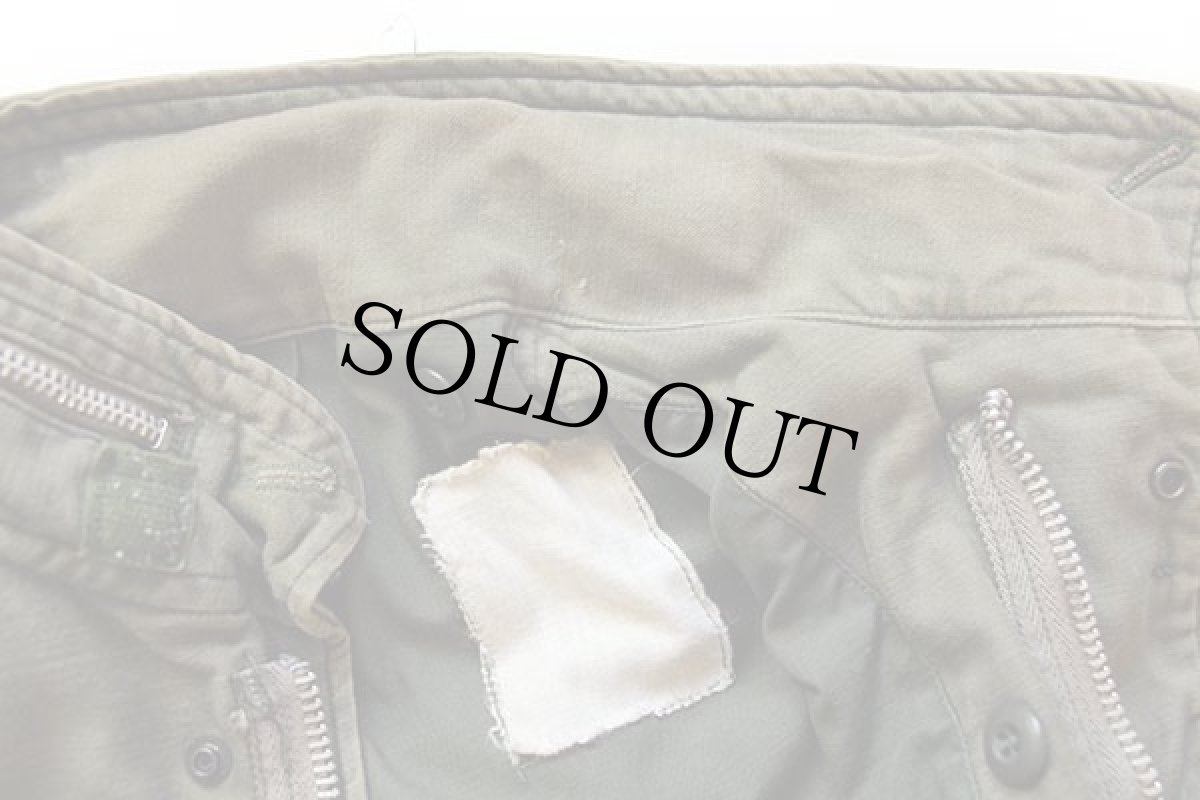 画像4: 60s 米軍 U.S.ARMY コットン M-65 フィールドジャケット 2nd オリーブグリーン (4)